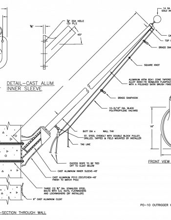 Outrigger Wall Mounted | poletech